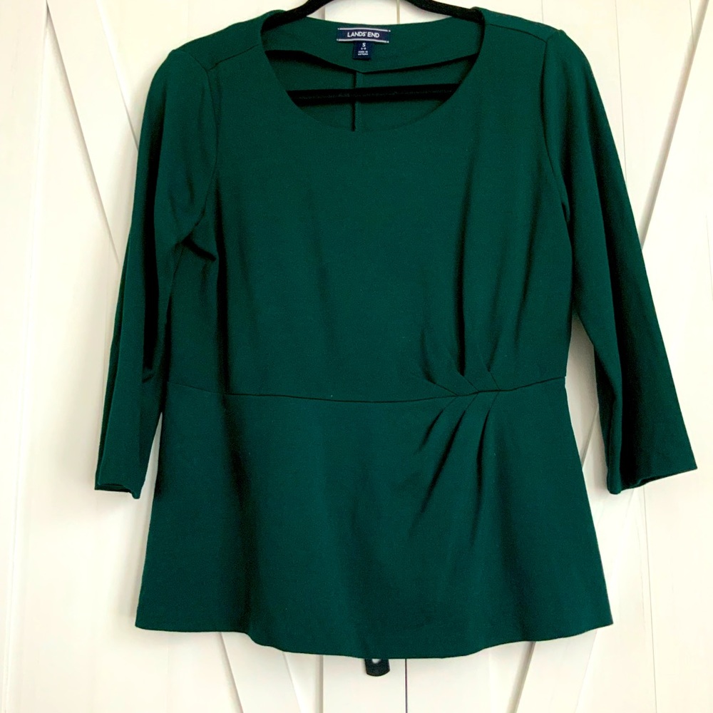 Land’s End Peplum Top size Small.